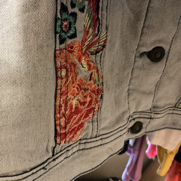 Diane Gilman Embroidered Jacket NWT - Picture 2 of 3